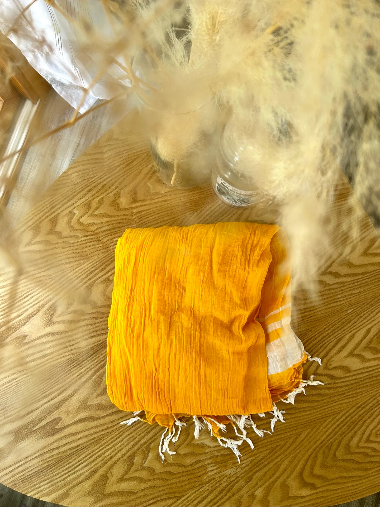 Parêo de praia amarelo vivo 100% algodão Envie de Fraise – photo 13